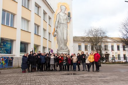 Делегация волонтёров Молодой Ганзы побывала в Великом Новгороде