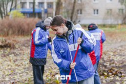 «ТОПовый десант»: псковские подростки завершили осеннюю трудовую неделю